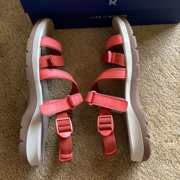 ROCKPORT Trail Tech Washable Sandals Size 9 Color Orange Like New!! - Picture 13 of 14